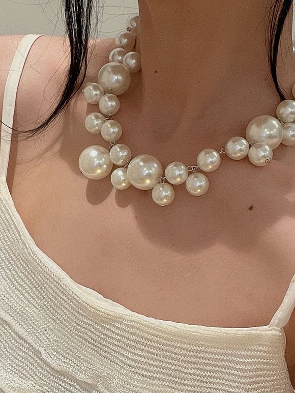 Temperament Statement Beads Necklace