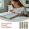 4pcs DIY Plant Diamond Painting Bookmark