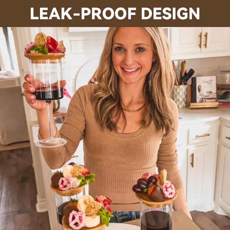 Bamboo Wine Glass Tray