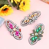 3pcs Girls DIY Diamond Hair Clip Butterfly Hollow Hairpin Elegant Barrettes Kit