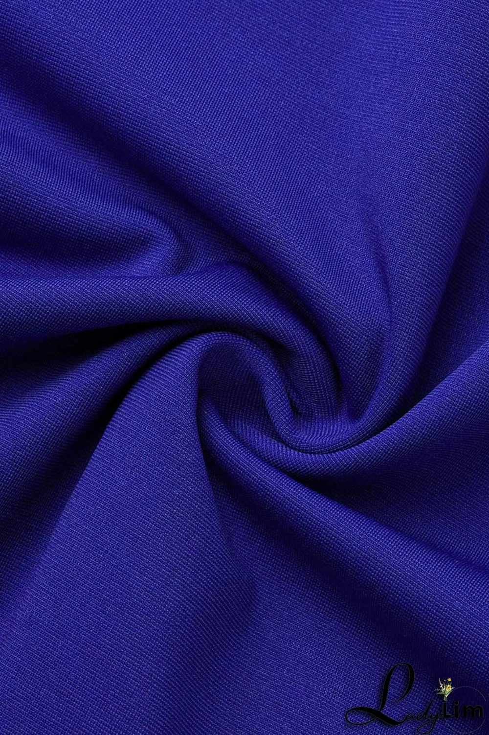 Blue Casual Elegant Patchwork V Neck One Step Skirt Dresses