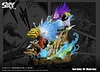 WCF Scale Super Saiyan 3 Son Goku VS Buu - Dragon Ball Resin Statue - Sky Top Studios