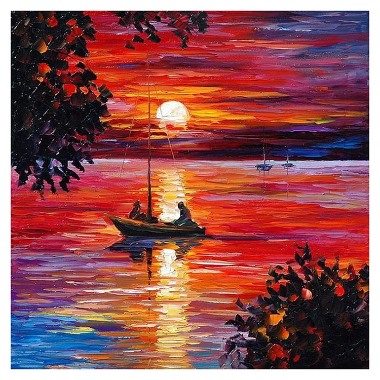 Sea Sunset - Paint By Numbers(20*20cm)