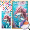(45*75cm)Mermaid - Round AB Drill Diamond Painting