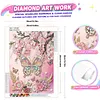 Butterfly Special Shaped 5D DIY Partial Drill Pearl Dot Painting 11.81x15.75Inch Pearl Painting Art Kits Pearl Gem Paintings Picture Arts Craft for Adults Beginners Home Decor