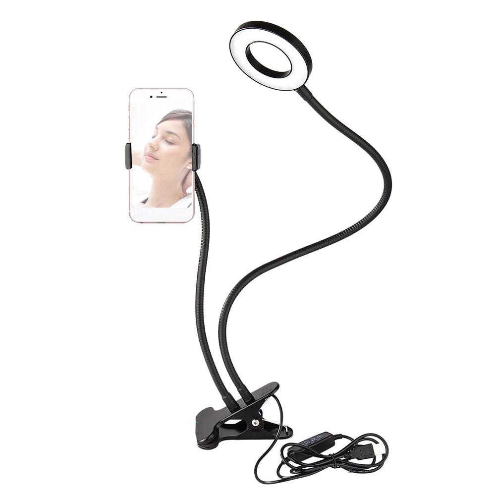 

360 Degree Long Arm Flexible Stand w/Dimmable LED Light for Live Stream, 501 Original