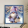 (Stamped/Counted) Christmas Gnome - 11CT Cross Stitch 40*40cm/15.75*15.75in