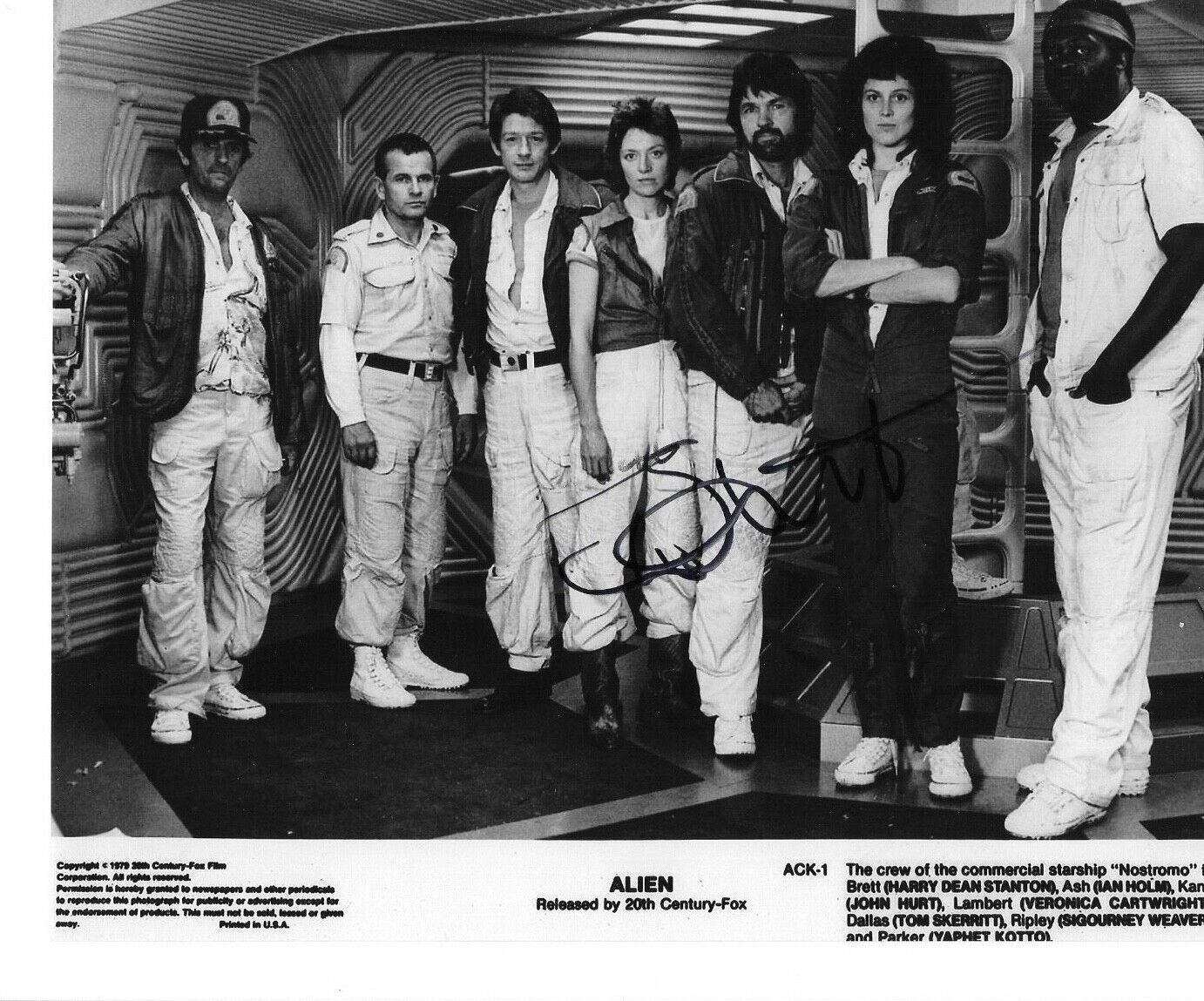 * TOM SKERRITT * signed autographed 8x10 Photo Poster painting * ALIEN * DALLAS * 7