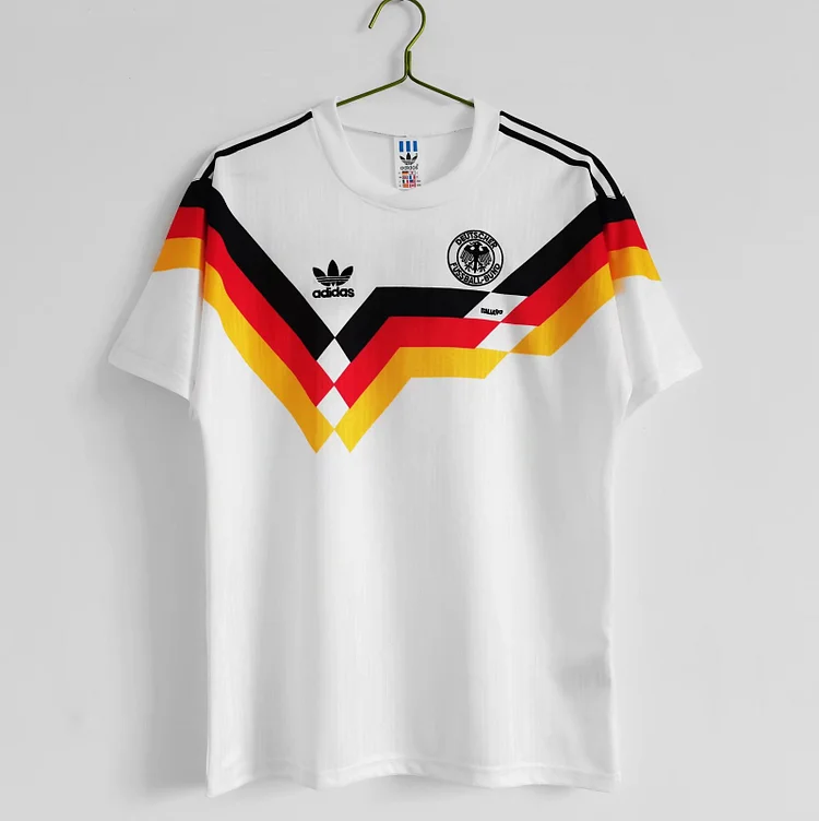 1990 Retro Soccer Jersey Germany Home