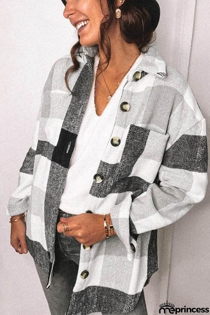 Plaid For Days Button Jackets