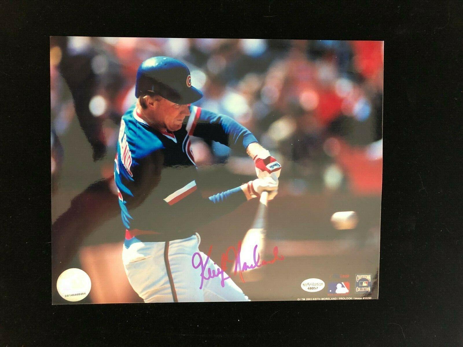 Keith Moreland Signed Autographed Photo Poster painting - COA - Chicago Cubs