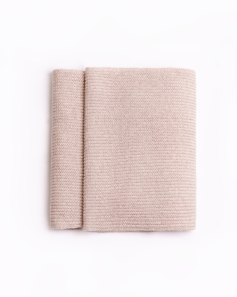 Knitted hat made of 100% organic merino wool / wool scarf XXL / knitted scarf / beanie cap / wool cap / winter cap / model Lenggries