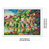 (Big Size)[Brand]Rainbow Town - 11CT Stamped Cross Stitch - 101*75cm