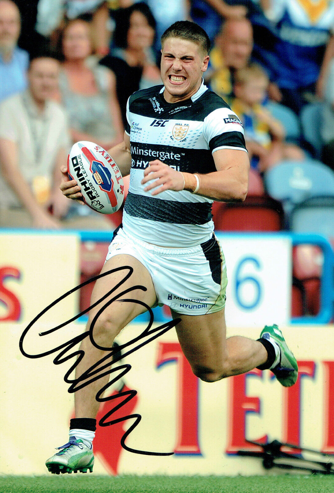 Tom LINEHAM Hull FC Rugby League Signed Autograph 12x8 Photo Poster painting AFTAL COA