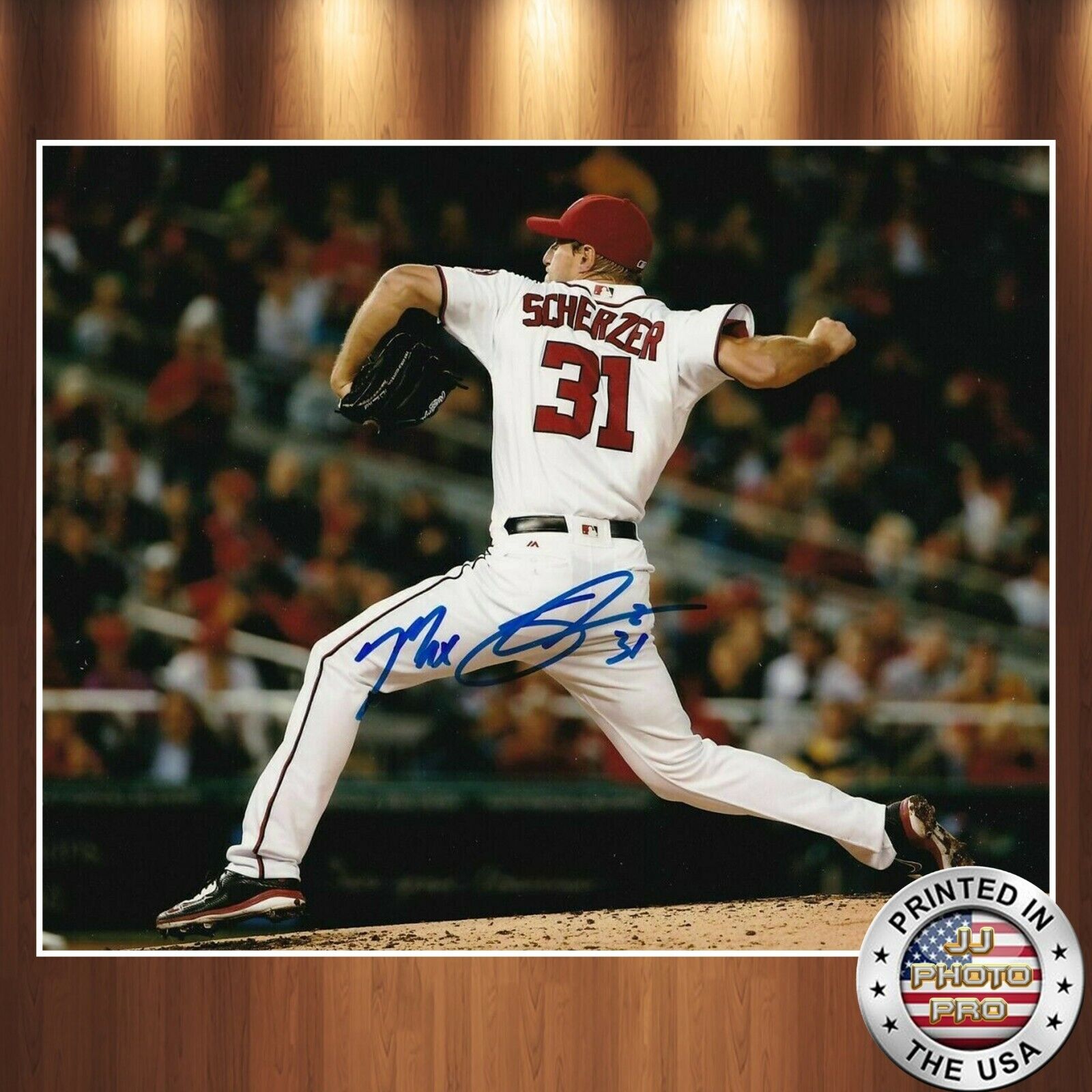 Max Scherzer Autographed Signed 8x10 Photo Poster painting (Nationals) REPRINT