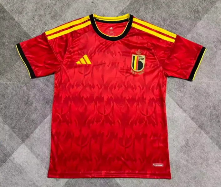 2025-26 Belgium Home Jersey - Fan Edition