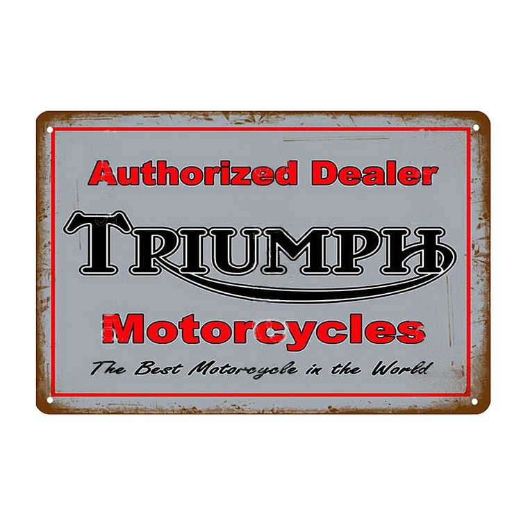 Triumph Motorcycles - Vintage Tin Signs/Wooden Signs - 8*12Inch/12*16Inch