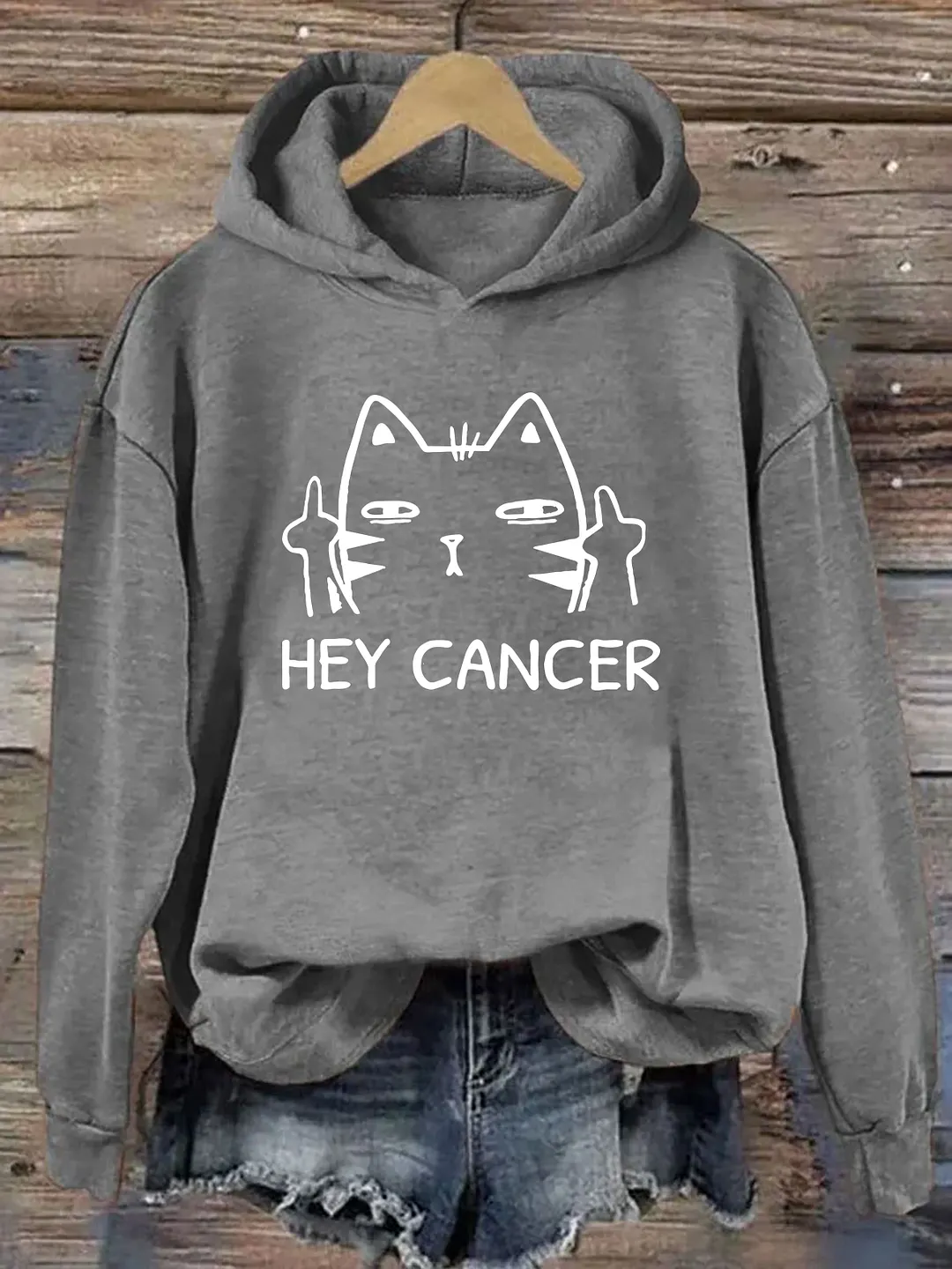Hey Cancer Hoodie