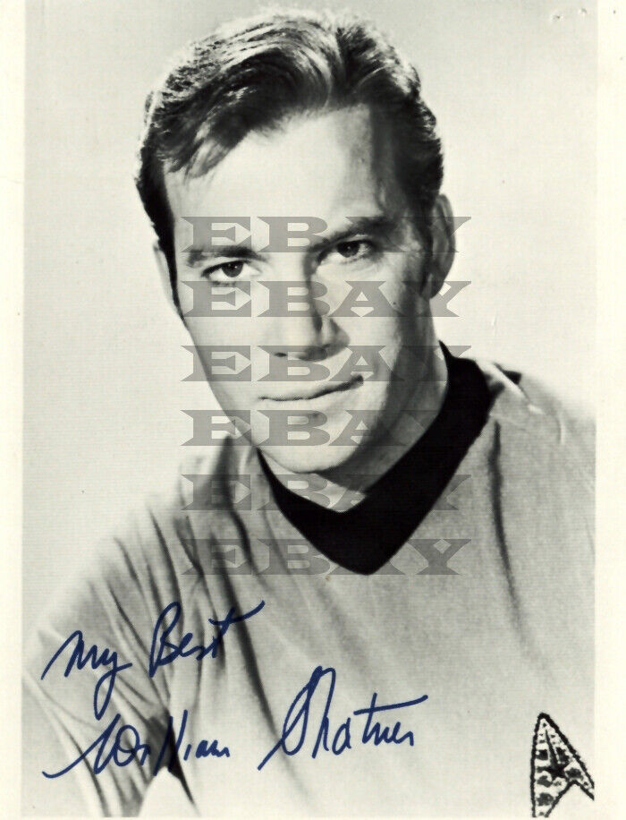 William Shatner Star Trek Autographed Signed 8x10 Photo Poster painting Reprint