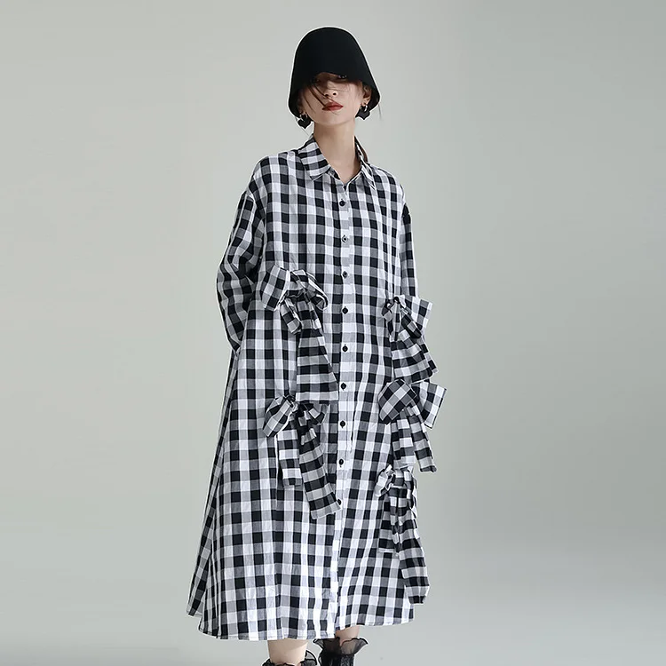 Niche Design Strappy Bow Midi Dress - yankia