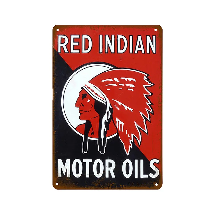 Motor Spirit Gas - Vintage Tin Signs/Wooden Signs - 7.9x11.8in & 11.8x15.7in