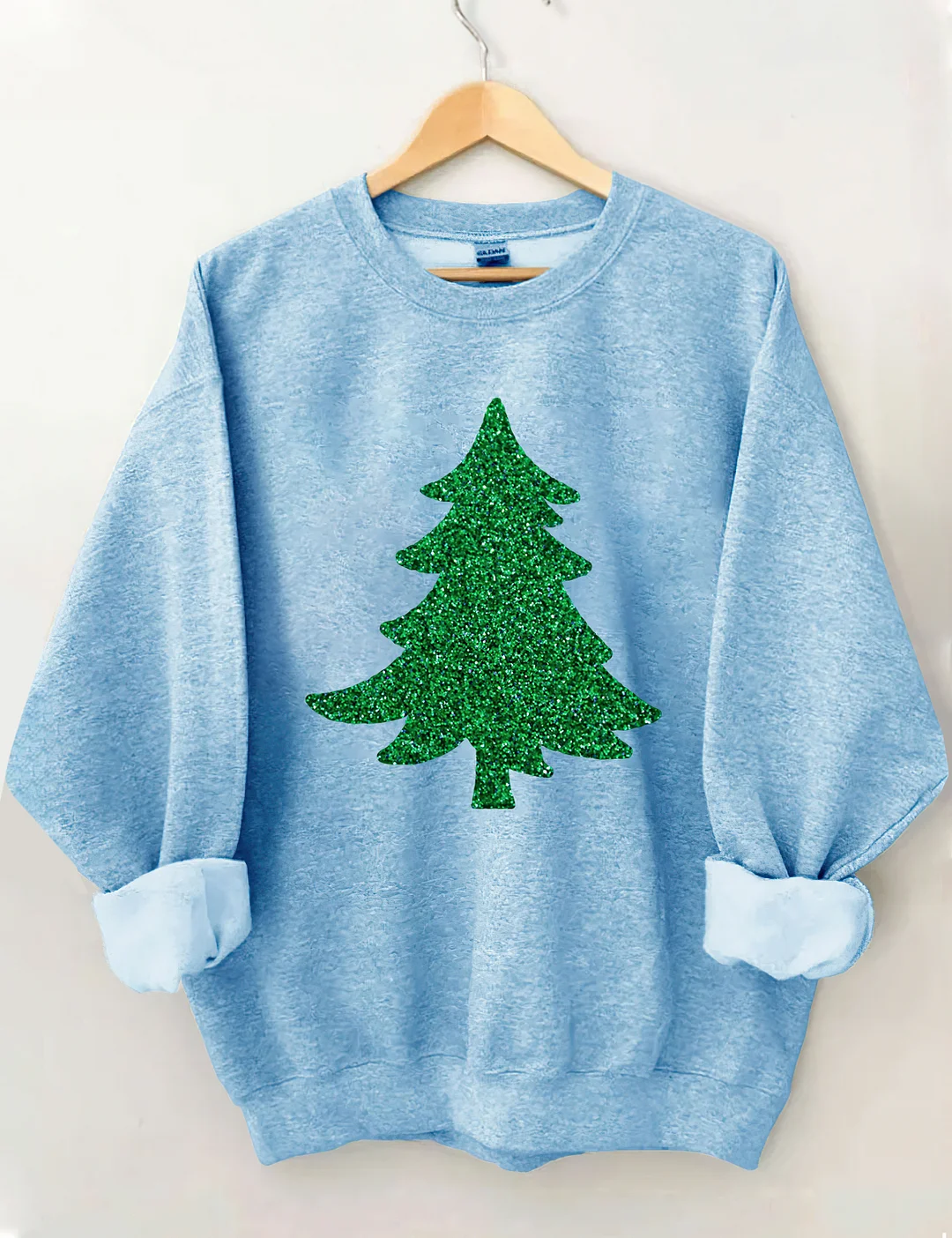 Glitter Sparkly Christmas Tree Sweatshirt