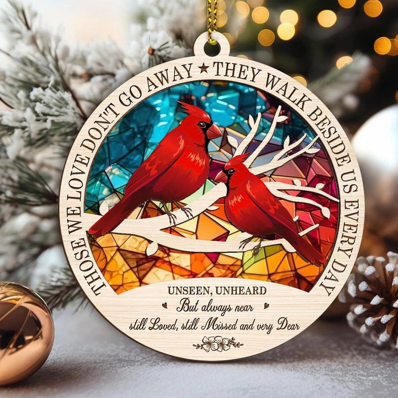 Christmas Tree Ornaments Red Clothes Catholic Christmas Decorations Acrylic Red Bird Pendant Christmas Gifts For Relatives