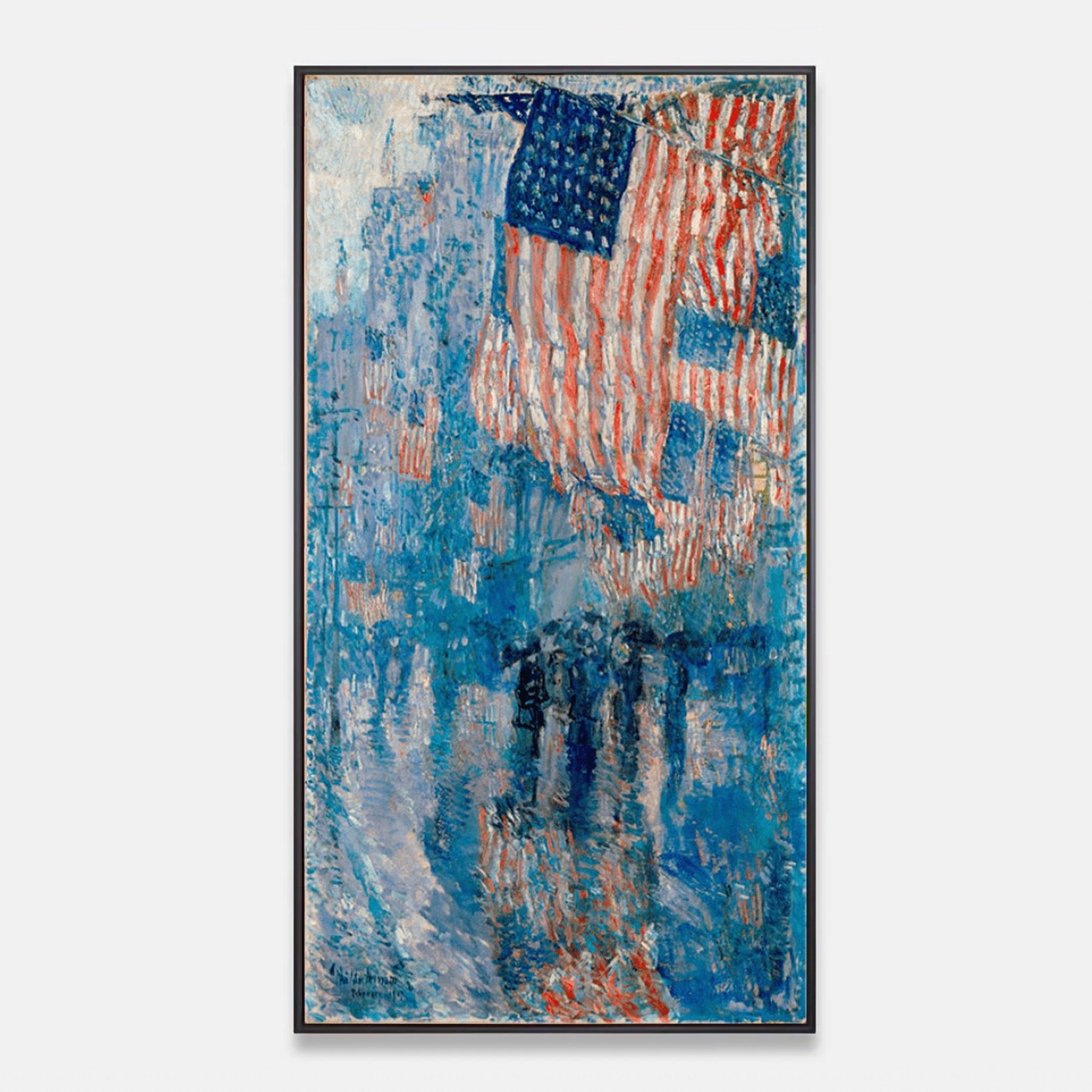 Arabelart The Avenue in the Rain by Childe Hassam - Famous Art Reproduction