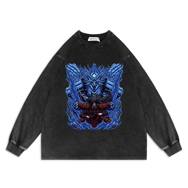 Pure Cotton Naruto Graphic Uchiha Madara Sweatshirt weebmemes