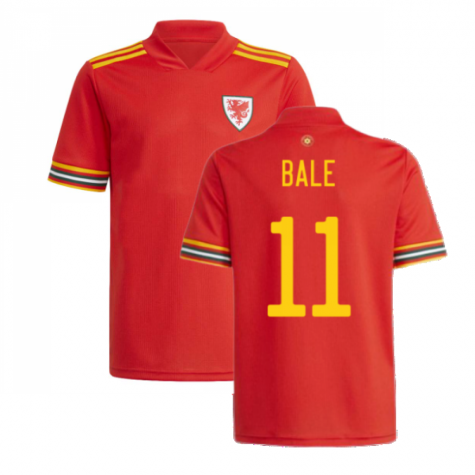 Wales Gareth Bale 11 Home Trikot EM WM 2021-2022