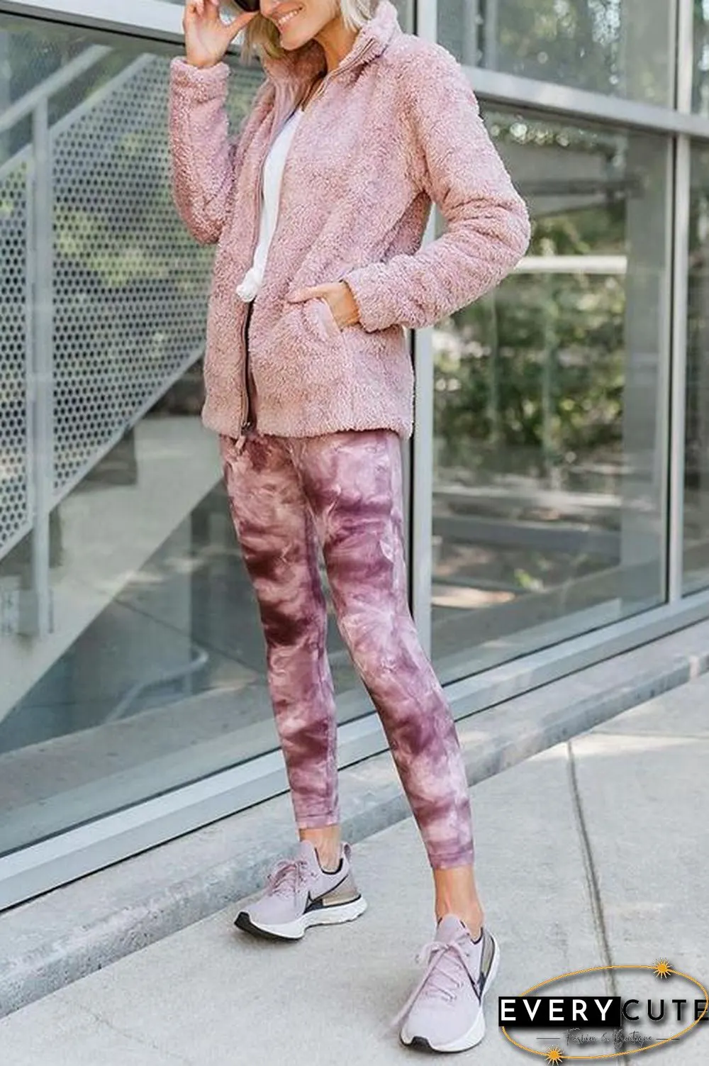 Classical Fluffy  Fleece Zipper Jackets