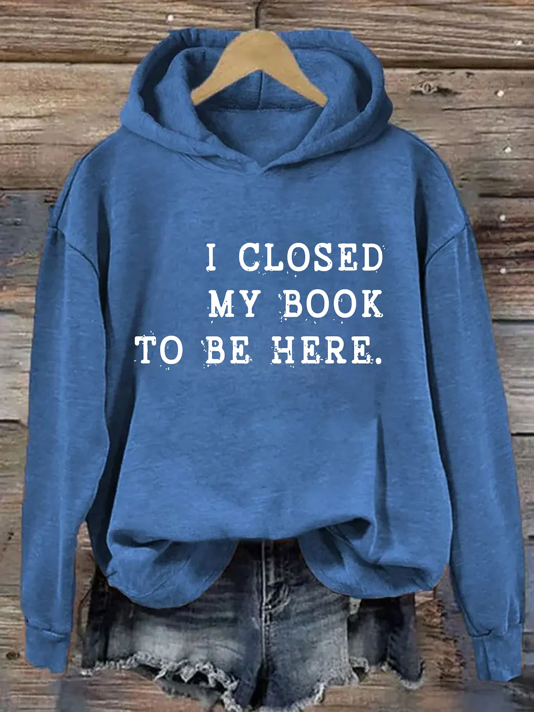 I Closed My Book To Be Here Hoodie