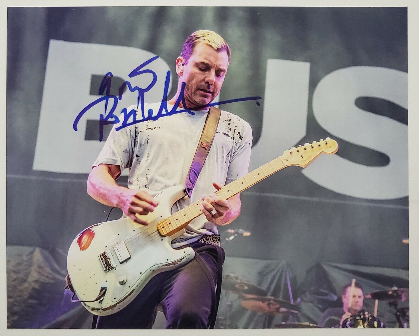 Gavin Rossdale Signed 8x10 Photo Poster painting Bush Lead Singer Guitarist Legend RAD