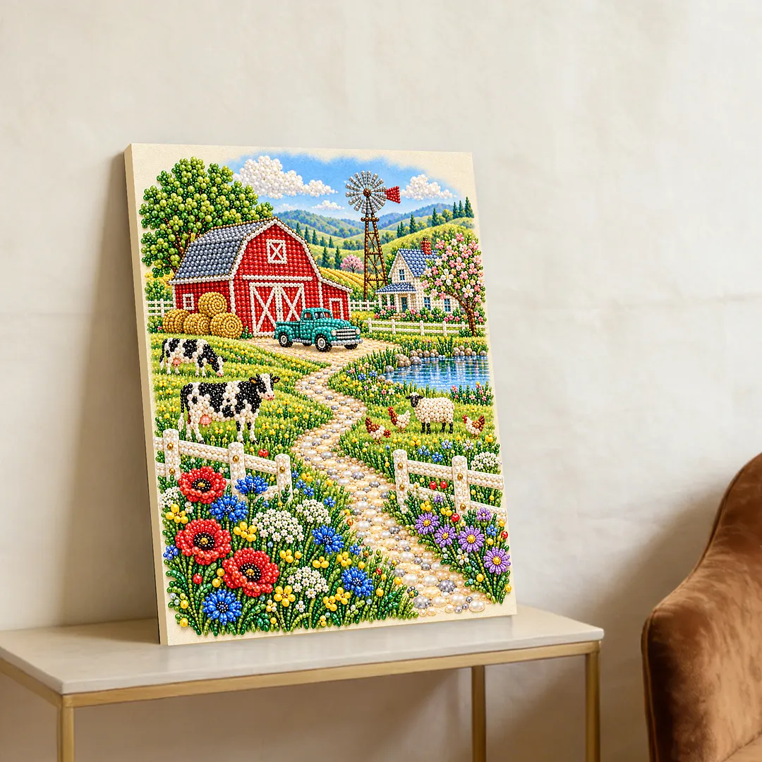 Pearl Painting Kit for Adults Farmhouse Decor 11.81x15.75in