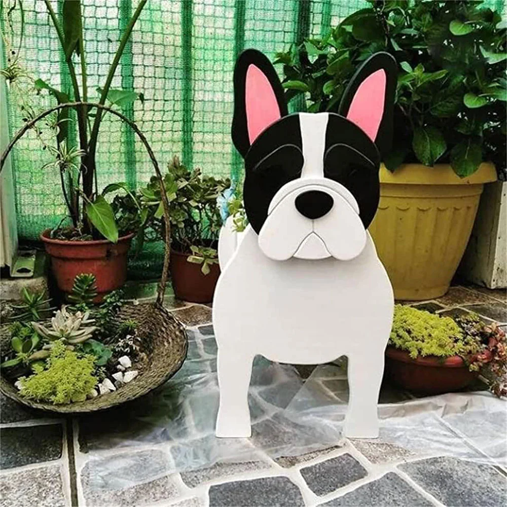 Dog Flower Pot Decoration
