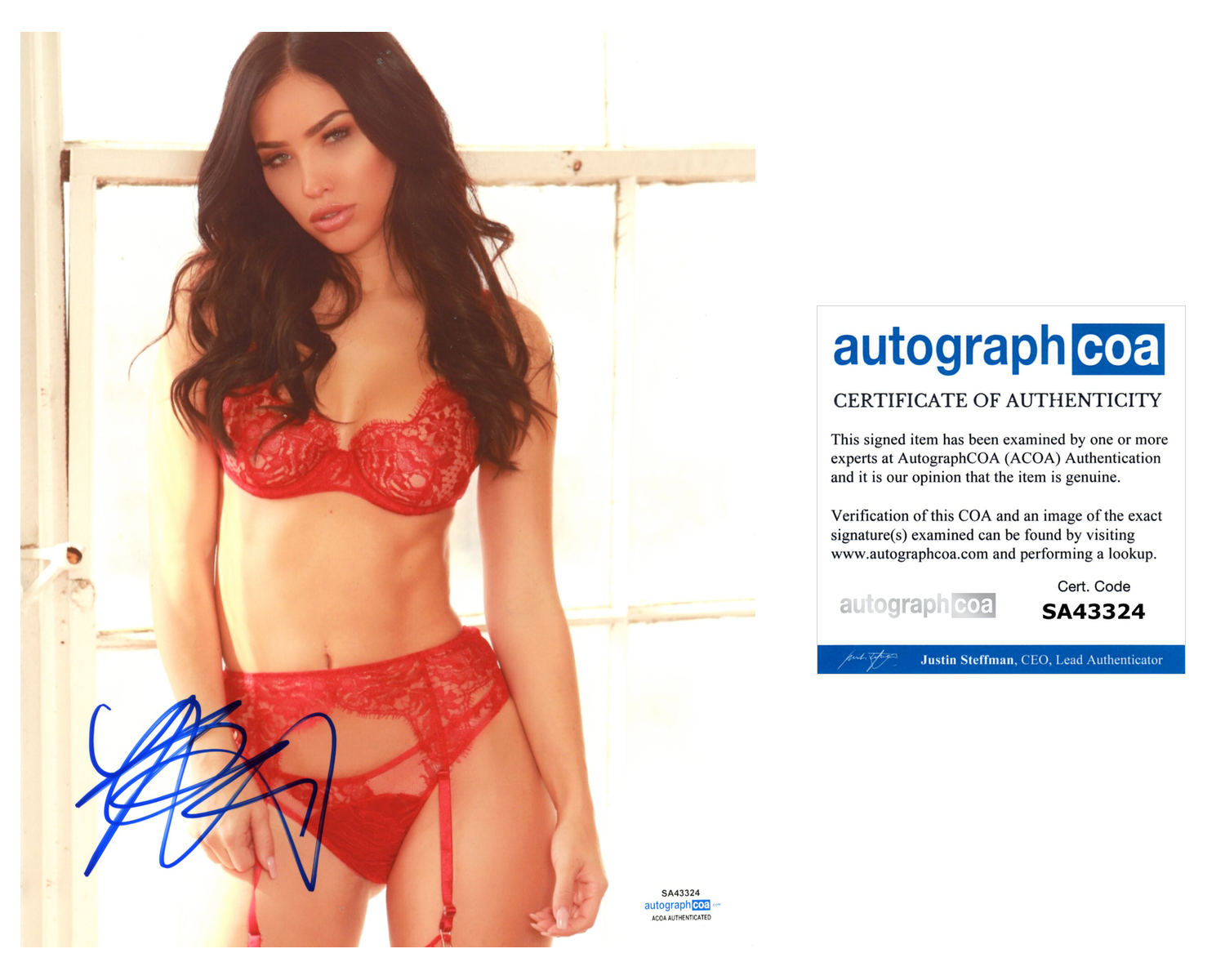 Bre Tiesi Signed Autographed 8x10 Photo Poster painting Sexy Model ACOA COA