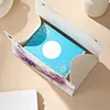 Floral Butterfly DIY PULeather Diamond Painting Tissue Box for Adults Beginners Large Size Diamond Art Paper Storage Holder for Living Room Bedroom Bathroom Table Decor