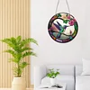DIY Crystal Diamond Painting Double Sided Effect  Hamminbird Pendant Home Garden Hanging Kit