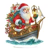 (US Local)Santa Claus & Boat DIY Table Top Diamond Painting Ornament Kits