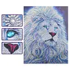 5D DIY Special Shaped Diamond Painting Lion Cross Stitch Embroidery Kits