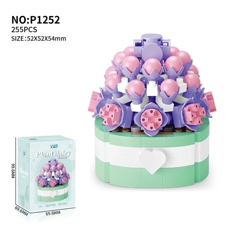 Building Toys Flower Plastic Toys