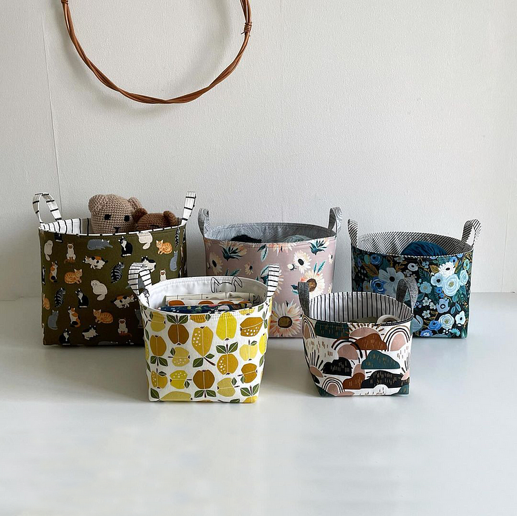 Lagom Storage Bin Sewing Template&Tutorial