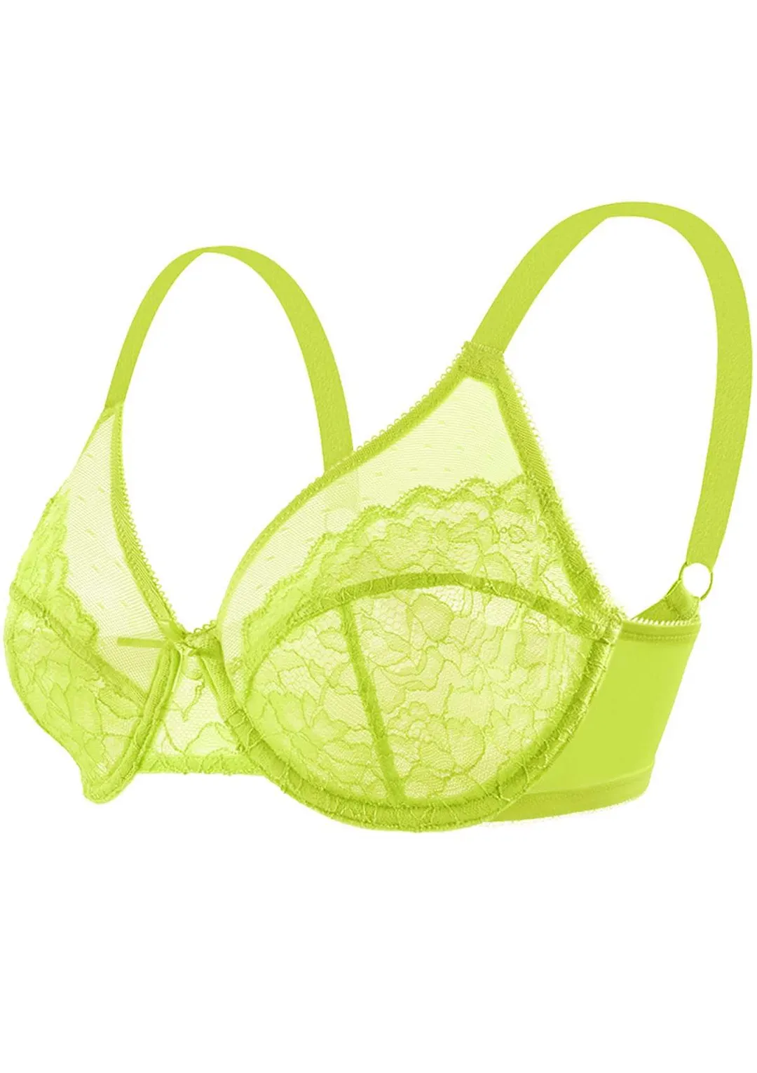 Enchante Unlined Non-padded Lace Underwire Bra
