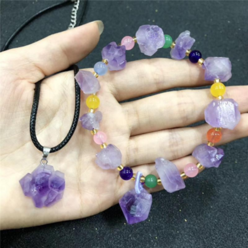 Amethyst & Brave Necklace