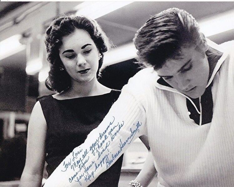 BARBARA HEARN SMITH Signed w/ ELVIS PRESLEY Photo Poster paintinggraph - To Lori GREAT CONTENT