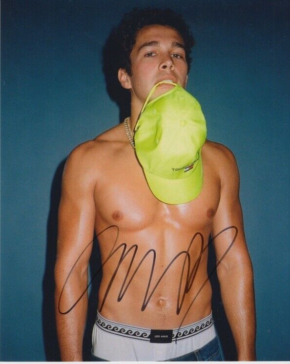 Austin Mahone signed 8x10 Photo Poster painting shirtless In-person