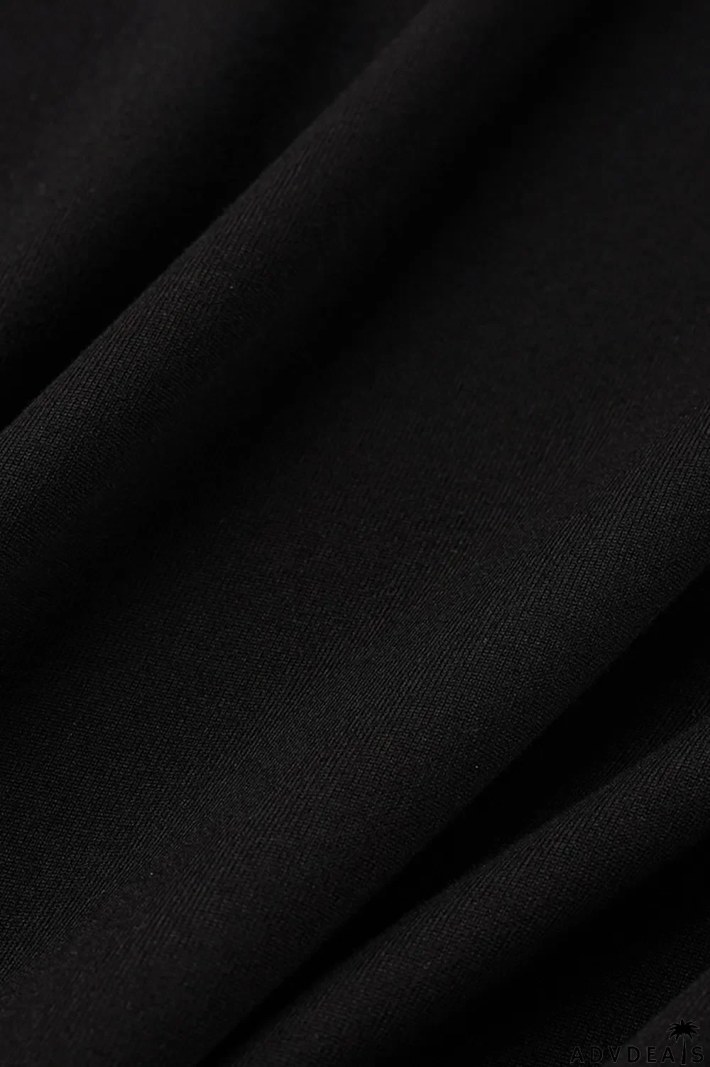 Black Fashion Casual Solid Split Joint Hot Drill O Neck T-Shirts