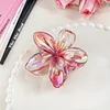 6PCS Flashing Colors Flower Shape Hair Claw