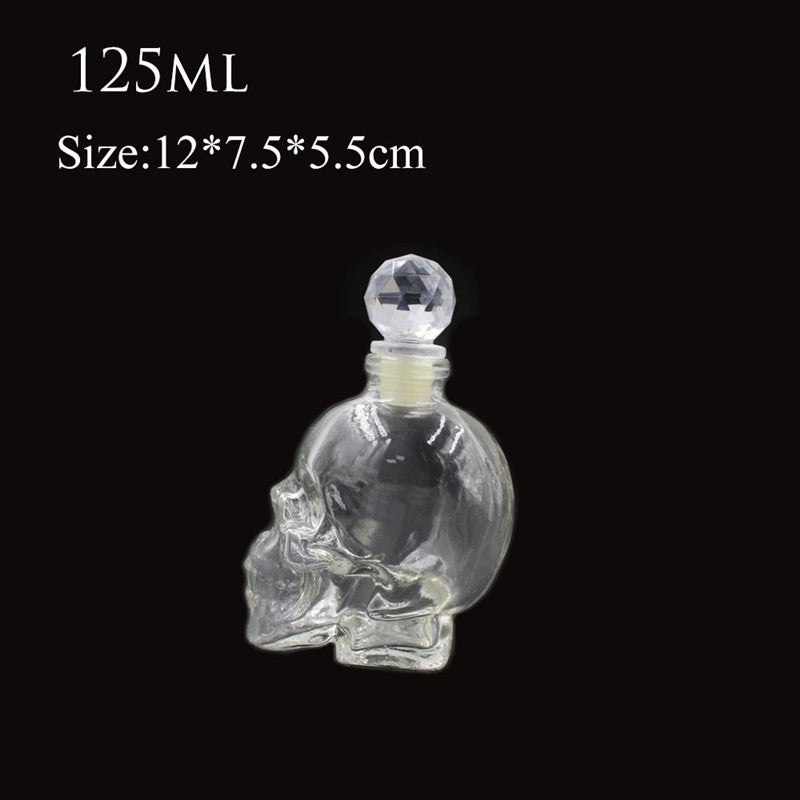 Halloween Casual Skull Glass Wine Decanter 1 Piece