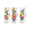 3Pcs Diamond Painting Hummingbird Flower Bookmarks Kits for Bookworms